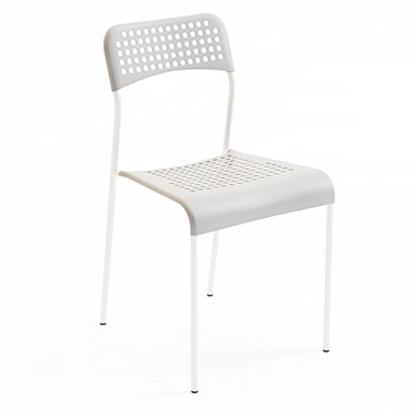 Minimalist Chair: IKEA ADDE 3D model image 1 