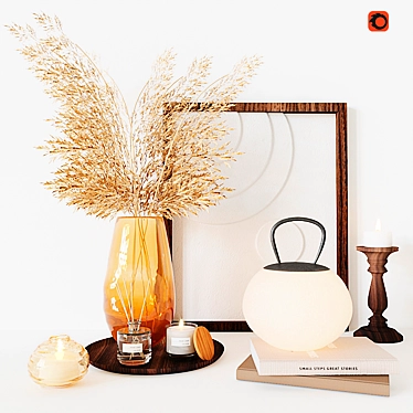 Title: Zara Decor Set: Elegant Home Accents 3D model image 1 