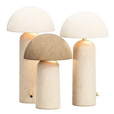 Sleek Sandstone Terra Lamp 3D model image 1 