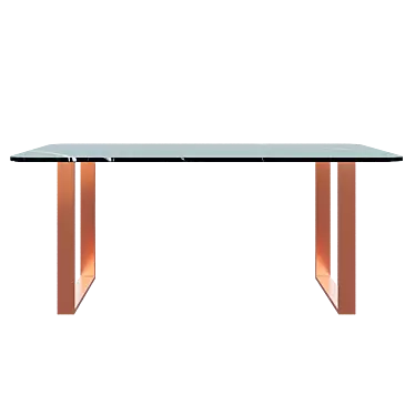Callisto Dining Table: Sleek Elegance for Your Home 3D model image 1 