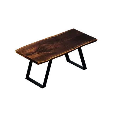 Silvio Dining Table: Stylish and Functional 3D model image 1 