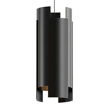 Sleek and Stylish Mini Pendant 3D model image 1 