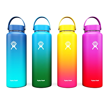 Hydro Flask Ombre Bottle: Sleek Insulated Design 3D model image 1 