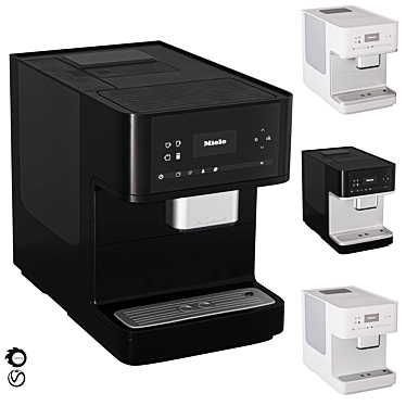 Miele Coffee Machine: Versatile and Stylish 3D model image 1 