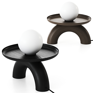 Elegant Popy Table Lamp 3D model image 1 