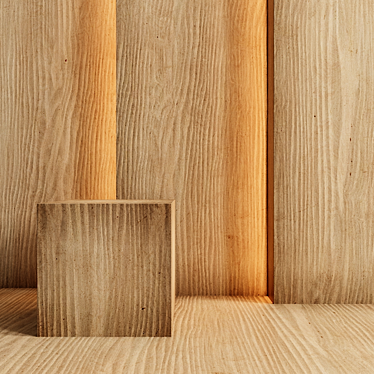 Wood 3 - High Definition 3D Textures 3D model image 1 