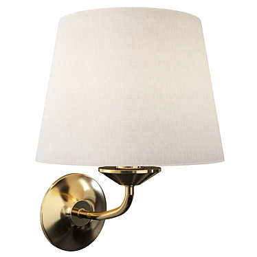 Elegant Alfa Selva Sconce 3D model image 1 