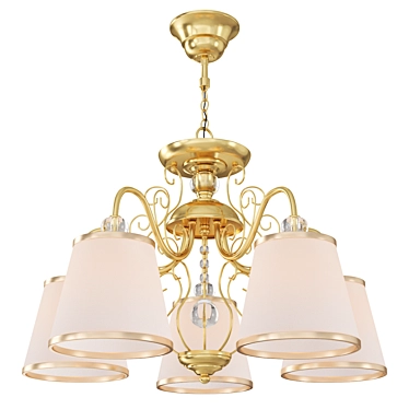 Elegant Driana Pendant Chandelier 3D model image 1 