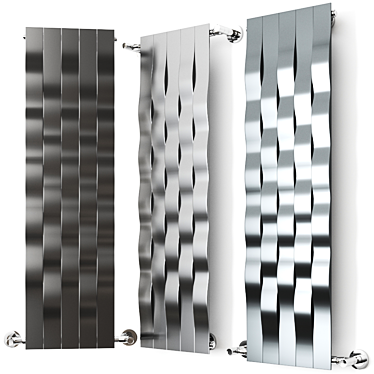 River Panel Radiator - Sleek and Stylish Heating Solution 3D model image 1 