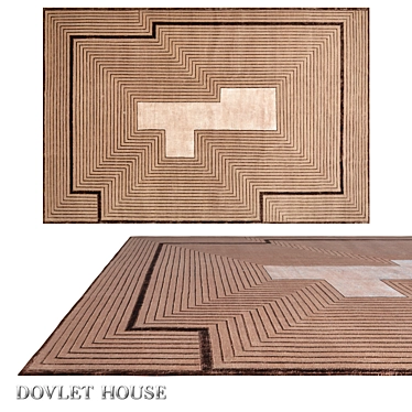 Luxury Silk & Wool Carpet | Dovlet House (Ref 15537) 3D model image 1 