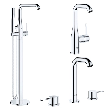 Grohe Essence Mixer Set 3D model image 1 