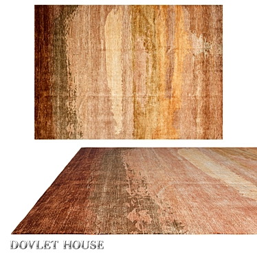 Luxury Silk Wool Carpet by DOVLET HOUSE 3D model image 1 