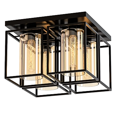 Glamorous Rivoli Leonie Chandelier 3D model image 1 