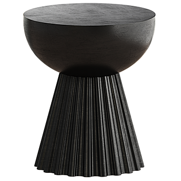 Elegant Donato End Table 3D model image 1 