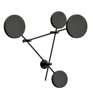 IRIDE BERNHARDT DOTS 100 CM BLACK 3D model image 1 