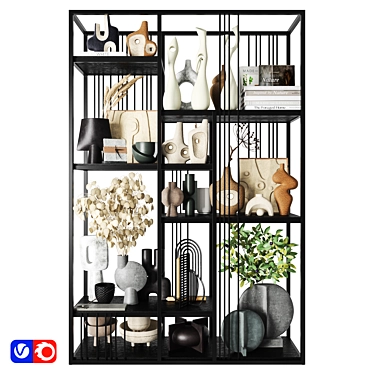 Elegant Room Divider: RIET 3D model image 1 