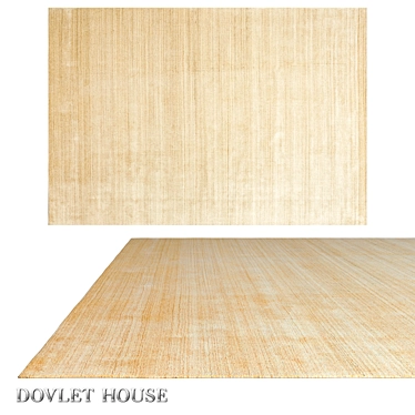 Dovlet House Carpet: 2000 dpx Texture, Wool & Art Silk (Art. 16137) 3D model image 1 