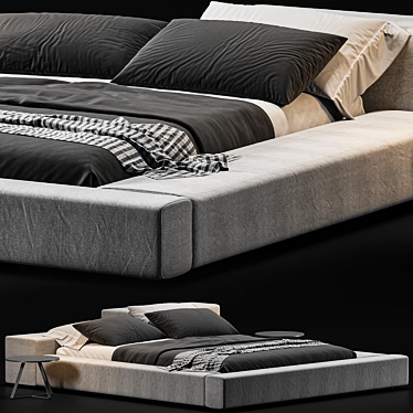 Modern Living Divani Extra Wall Bed 3D model image 1 