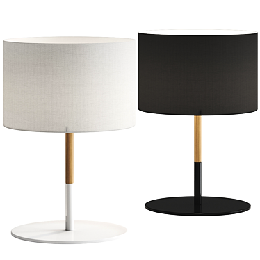 Elegant Haag Table Lamp by Valaisin 3D model image 1 