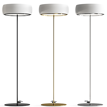 Inari 162: Elegant Illuminating Floor Lamp 3D model image 1 