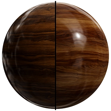 FB75 Wood Effect | High Gloss | Seamless 3D model image 1 