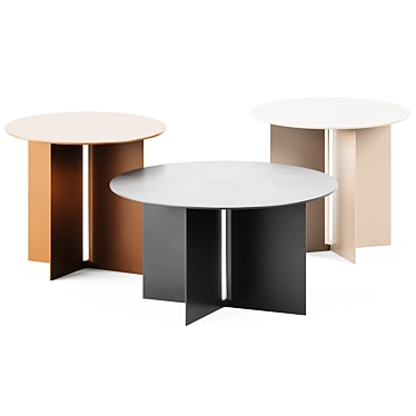 Stylish Mers Coffee Tables 3D model image 1 
