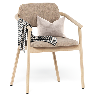 Modern Krala Chair by Moroso 3D model image 1 