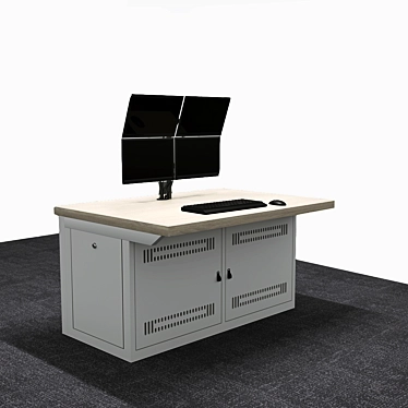 Industrial Workstation 3D model image 1 