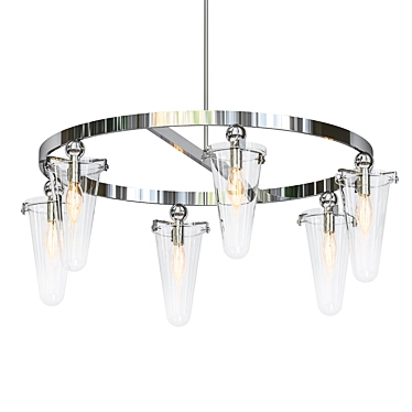 Elegant Russe 32 Chandelier 3D model image 1 