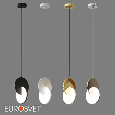 Eurosvet Lang Pendant LED - Stylish Lighting Solution 3D model image 1 