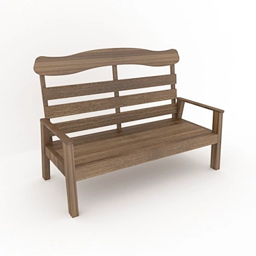 2021 Bench: Modern Design, Premium Quality 3D model image 1 