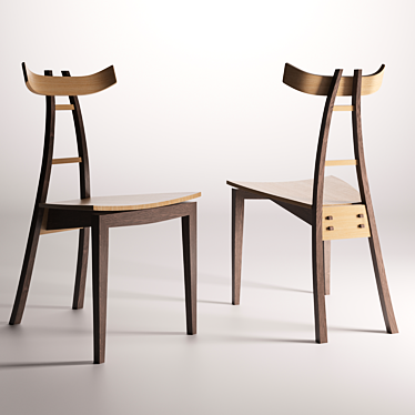 Sleek Comfort: Modern Chair 3D model image 1 