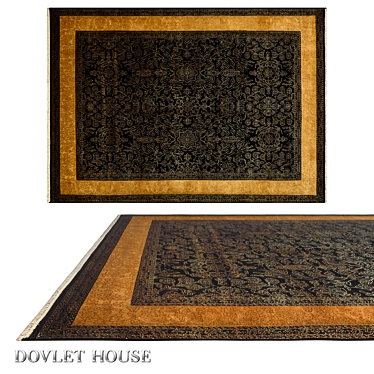 Luxury Silk & Wool Carpet | Dovlet House 3D model image 1 