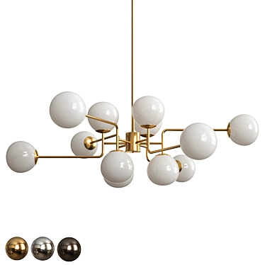 Erich Chandelier: Elegant Lighting for Every Space 3D model image 1 