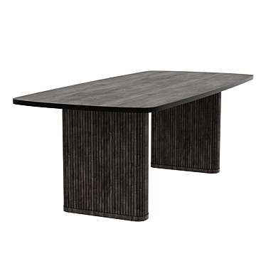 Walton Ribbed Legged Dining Table