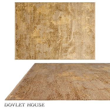 Title: Dovlet House Silk & Wool Carpet 3D model image 1 