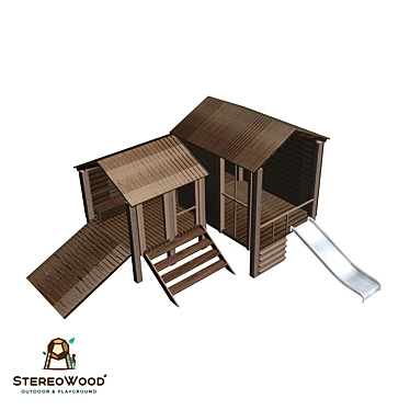 Balkwood Interactive Playset 3D model image 1 