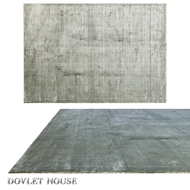 Luxurious Silk Carpet by DOVLET HOUSE 3D model image 1 