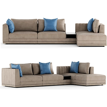 Modern Corner Sofa - GREER 3D model image 1 