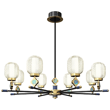 Elegant Luara CH-B Design Lamp 3D model image 1 