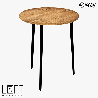 LoftDesigne 60427 Coffee Table 3D model image 1 