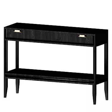 Urban Console: Drawer & Shelf 3D model image 1 