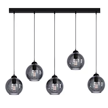 Vard Linear Pendant Light Set 3D model image 1 