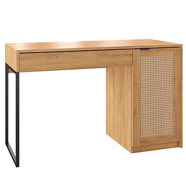Elegant Scandinavian Desk 3D model image 1 