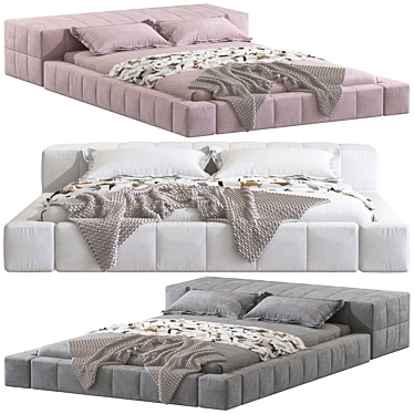 Luxury Bonaldo Beds for Stylish Comfort 3D model image 1 