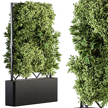 Green Wall 40 - Outdoor Vertical Garden 3D model image 1 