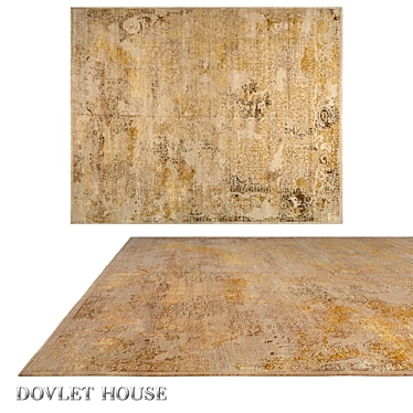 Illusion Velvet Carpet by DOVLET HOUSE 3D model image 1 