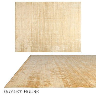 DOVLET HOUSE Wool Silk Carpet (art.16183) 3D model image 1 