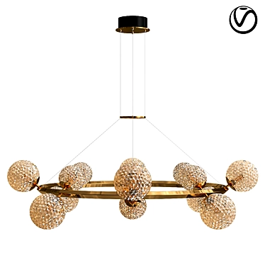 Elegant BASTINE Pendant Lamp 3D model image 1 