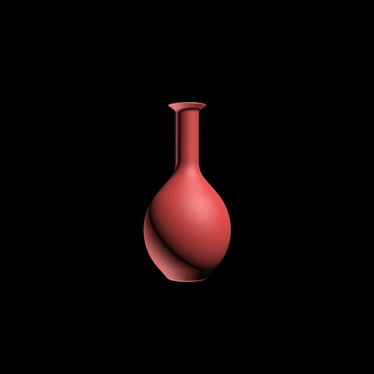 Vase Rustic Red